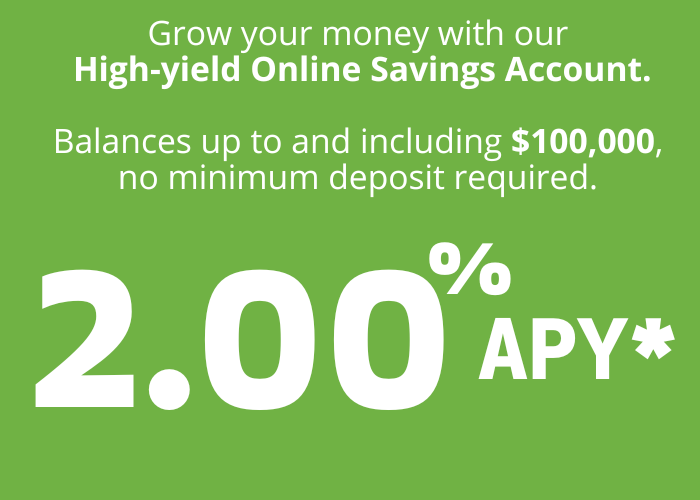 2.00% APY* Saver information