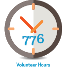 776 Volunteer Hours Icon