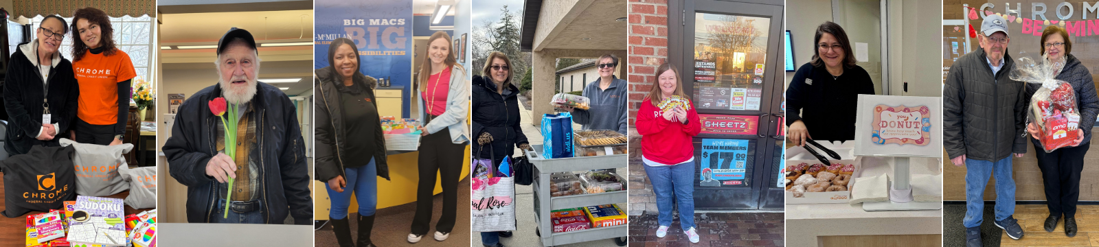 CHROME Employees performing random acts of kindness